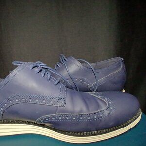 COLE HAAN BLUE ORIGINAL LEATHER GRAND SHWING USED